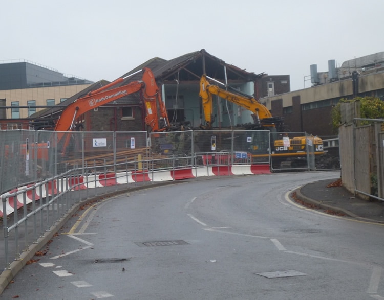 Southmead Hospital Demolition Process
